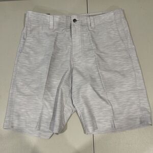 Callaway Performance Men 34 Golf Short Grey White Active Waist Band NEW